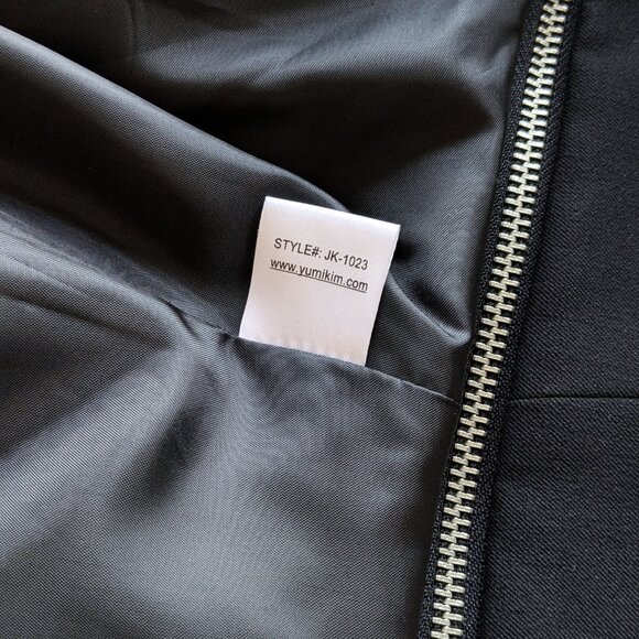 Yumi Kim Black Blazer with Zipper Accents - Picture 8 of 8